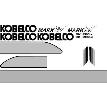 Aftermarket Decal Set KBSK220LC4DECALSET